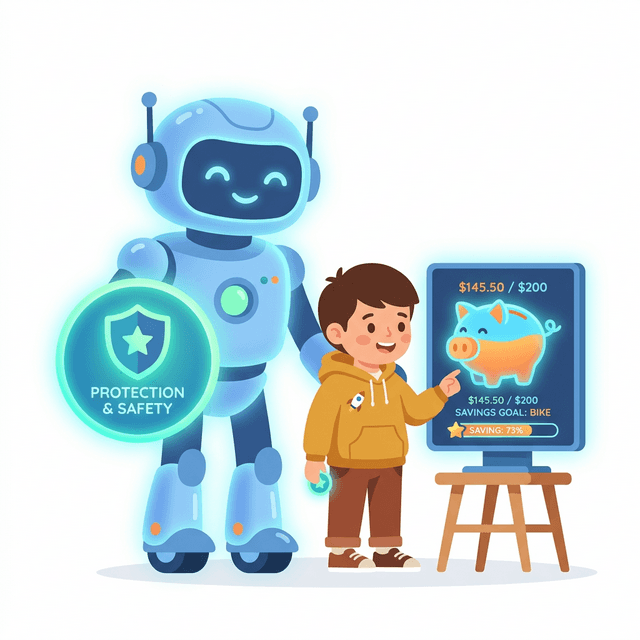 AI Safety for Kids Illustration