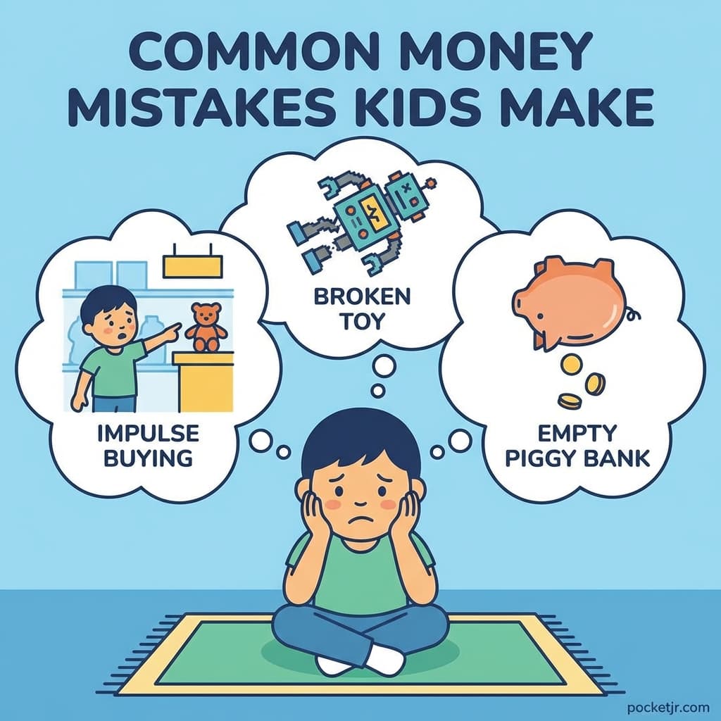 Common money mistakes kids make